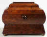 Burr Yew Tea Caddy, Circa 1825.